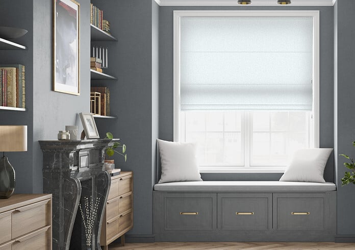Carina, Silver - Twist&Fit Roman Blind - Image 3